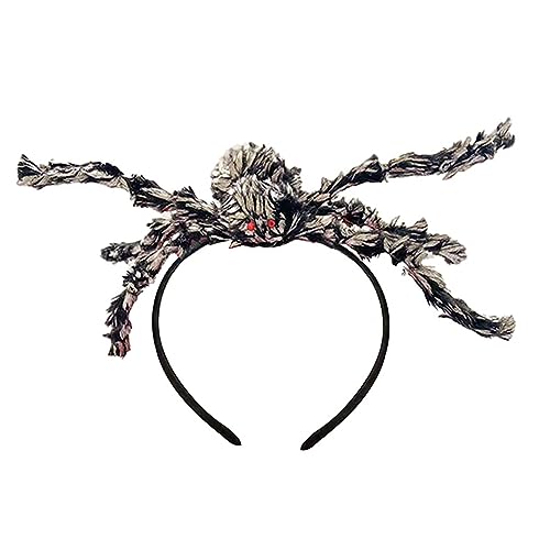 Guaber Gruseliges Halloween-Araneid-Stirnband, handgefertigt, Araneid-Haarreifen, Spiderling-Kopfbedeckung, Geburtstag, Cosplay, Kopfschmuck, Kostüm, Halloween, Stirnband, Hut von Guaber