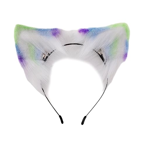 Guaber Haarreif für Erwachsene, Teenager, niedlich, Halloween-Ohren, Plüsch-Haarreifen, Make-up, Live-Übertragung, Cosplay, Party, Kopfschmuck für Damen, zum Waschen des Gesichts, Stirnbänder für Spa Guaber Haarreif für Erwachsene, Teenager, niedlich, Halloween-Ohren, Plüsch-Haarreifen, Make-up, Live-Übertragung, Cosplay, Party, Kopfschmuck für Damen, zum Waschen des Gesichts, Stirnbänder für Spa von Guaber