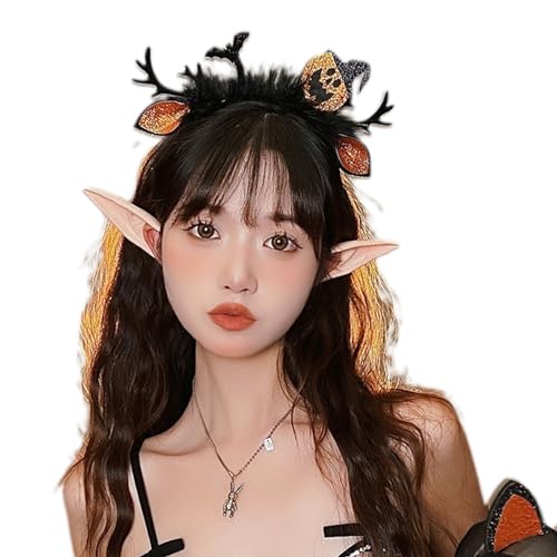 Guaber Haarspange, Stirnbänder, Halloween-Haarbänder, Cosplay, Reifen, Festival, Party-Zubehör für Mädchen, Halloween, für Damen, Erwachsene, Kinderkostüm Guaber Haarspange, Stirnbänder, Halloween-Haarbänder, Cosplay, Reifen, Festival, Party-Zubehör für Mädchen, Halloween, für Damen, Erwachsene, Kinderkostüm von Guaber