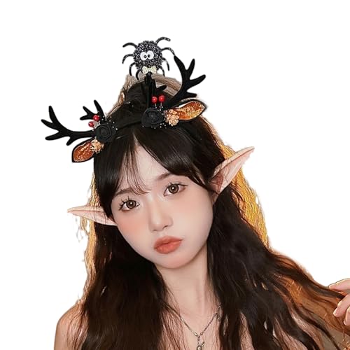 Guaber Haarspange, Stirnbänder, Halloween-Haarbänder, Cosplay, Reifen, Festival, Party-Zubehör für Mädchen, Halloween, für Damen, Erwachsene, Kinderkostüm Guaber Haarspange, Stirnbänder, Halloween-Haarbänder, Cosplay, Reifen, Festival, Party-Zubehör für Mädchen, Halloween, für Damen, Erwachsene, Kinderkostüm von Guaber