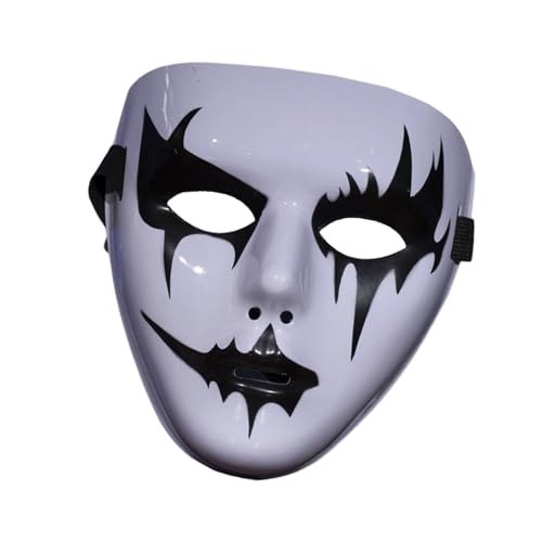 Guaber Handbemalte Halloween-Maske, Maskerade, Straßentanz, Dämonen, Step-Dance-Maske, für Cosplay, Party, Halloween Guaber Handbemalte Halloween-Maske, Maskerade, Straßentanz, Dämonen, Step-Dance-Maske, für Cosplay, Party, Halloween von Guaber