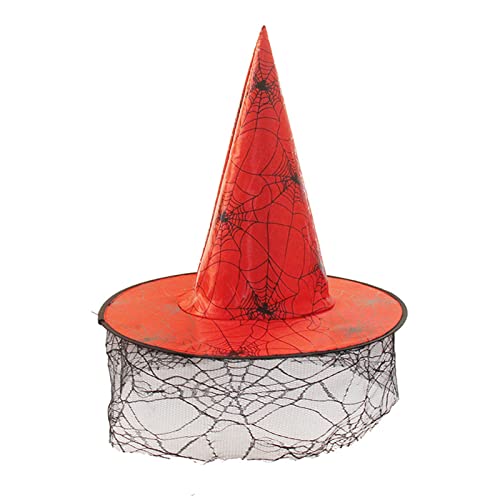 Guaber Hautfreundliche Hexenhüte handgefertigt für Halloween Haarschmuck Karneval Party Supplies Cosplay für Frauen Hut Anime für Erwachsene Hut Karneval Party von Guaber