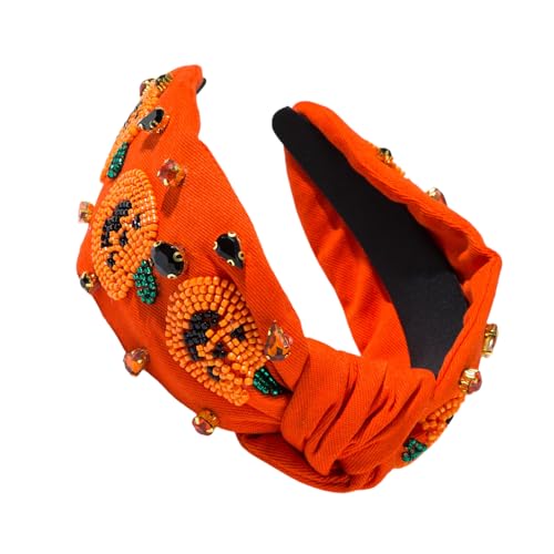 Guaber Jeweled Pumpkin Specter Stirnband mit Perlen für Kinder, Halloween, Bühne, Schule, Theateraufführungen, Kürbis-Stirnband Guaber Jeweled Pumpkin Specter Stirnband mit Perlen für Kinder, Halloween, Bühne, Schule, Theateraufführungen, Kürbis-Stirnband von Guaber