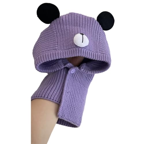 Guaber Niedliche Mütze für Kinder, gestrickt mit Bärenohren für Halloween, Weihnachten, Welpen, Bärenohren für Winter, Baby, warm Guaber Niedliche Mütze für Kinder, gestrickt mit Bärenohren für Halloween, Weihnachten, Welpen, Bärenohren für Winter, Baby, warm von Guaber