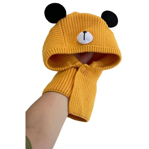 Guaber Niedliche Mütze für Kinder, gestrickt mit Bärenohren für Halloween, Weihnachten, Welpen, Bärenohren für Winter, Baby, warm Guaber Niedliche Mütze für Kinder, gestrickt mit Bärenohren für Halloween, Weihnachten, Welpen, Bärenohren für Winter, Baby, warm von Guaber