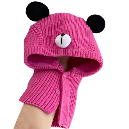 Guaber Niedliche Mütze für Kinder, gestrickt mit Bärenohren für Halloween, Weihnachten, Welpen, Bärenohren für Winter, Baby, warm Guaber Niedliche Mütze für Kinder, gestrickt mit Bärenohren für Halloween, Weihnachten, Welpen, Bärenohren für Winter, Baby, warm von Guaber