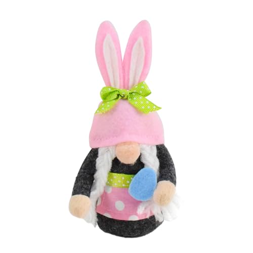 Guaber Osterpuppe stehend Gesicht weniger Desktop Dekoration Plüsch Zwerge Spielzeug Home Ornament Happy Doll von Guaber