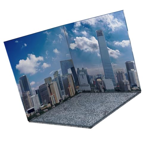 Guaber Sammlerschaftliche Ausstellungsplattform Einstellbare Faltungs Hintergrund Organzier Anzeigeplatte Für Miniaturfiguren Anime Figur Figur Anzeigeplatte von Guaber