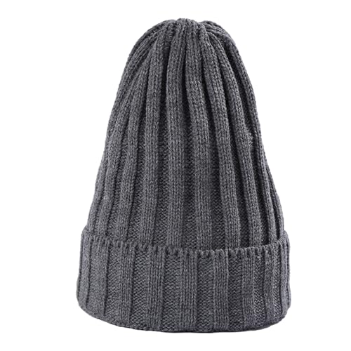 Guaber Y2k Hut, lässiger Hip-Hop-Hut, einfarbig, Halloween-Zubehör, Slouchy Beanies, High School, Teenager, Strickmütze für Outdoor-Aktivitäten von Guaber