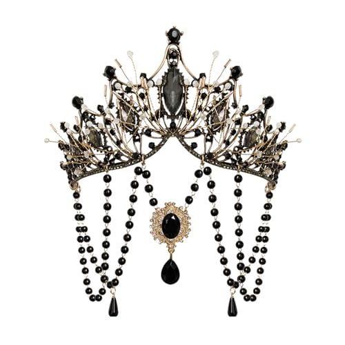 Haarreif für Mädchen, glitzernde Kronen für dunkles Cosplay, Halloween, Foto-Requisiten, Kostüm, Kopfbedeckung, Kinder, Gothic-Tiaras Haarreif für Mädchen, glitzernde Kronen für dunkles Cosplay, Halloween, Foto-Requisiten, Kostüm, Kopfbedeckung, Kinder, Gothic-Tiaras von Guaber