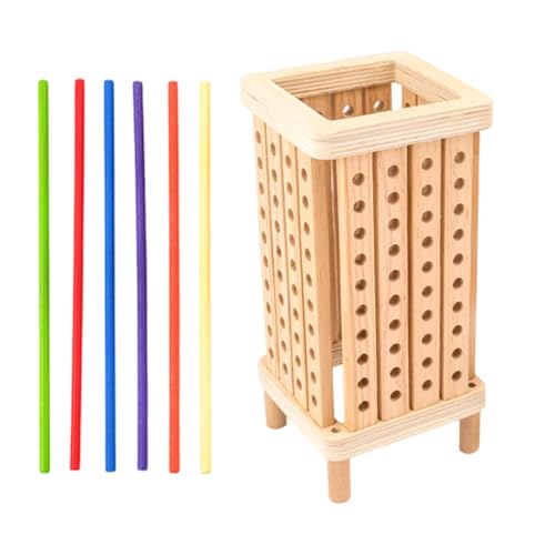 Kinder Mit Holzturm Puzzle Spielzeug Farbenfrohe Lernaktivität Für Familienbindung Und Feine Motorische Fähigkeiten Entwicklung Frühkindlicher Kognitiver Entwicklung Spielzeug Kinder Mit Holzturm Puzzle Spielzeug Farbenfrohe Lernaktivität Für Familienbindung Und Feine Motorische Fähigkeiten Entwicklung Frühkindlicher Kognitiver Entwicklung Spielzeug von Guaber