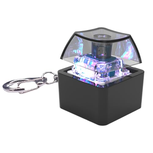 LED Light Up Keyboard Klicks Spielzeug 1-Key Schlüsselkap Tester Für Stressabbau Und Sensorische Stimulation Bei Der Dekoration Von Schreibtisch Dekorationsspielzeug Der Haltbarkeit von Guaber