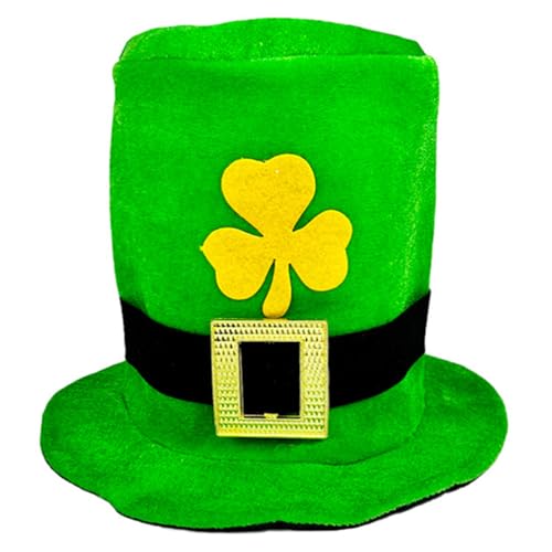 Luckyly Shamrock-Hut, Festival, Feiern, grüne Partys, Kostümzubehör für Erwachsene, die irische Kultur umarmen, stilvoller Fischerhut von Guaber