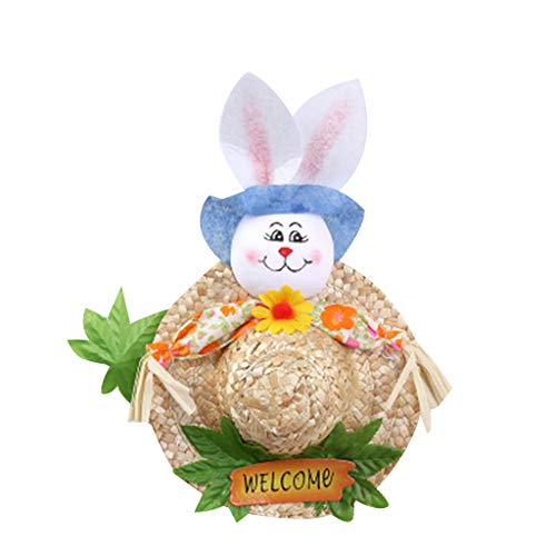 Osterhasen Strohhut Anhänger Vogelscheuche Kaninchen Hängende Ornament Für Home Party Hase Stofftier Für Jungen Osterhasen Strohhut Anhänger Vogelscheuche Kaninchen Hängende Ornament Für Home Party Hase Stofftier Für Jungen von Guaber