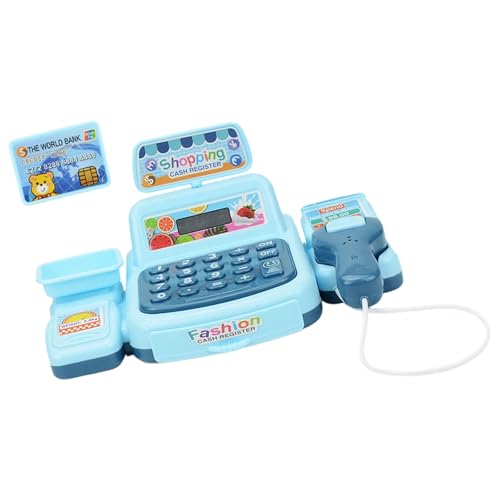 Pädagogisches Supermarkt-Kassenspielzeug für Vorschüler, so tun, als ob Sie einkaufen, Spiel entwickeln mathematische Fähigkeiten, kompakte Aufbewahrungslösung, Pretend Store Checkout Spielzeug von Guaber