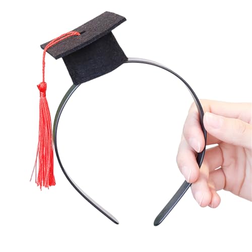 Stirnband für Schulabschluss, kleine Hut, Haarspange, rutschfeste Seitenklammer, Party-Dekor, Hut, Stirnband, feierliches Haarband Stirnband für Schulabschluss, kleine Hut, Haarspange, rutschfeste Seitenklammer, Party-Dekor, Hut, Stirnband, feierliches Haarband von Guaber