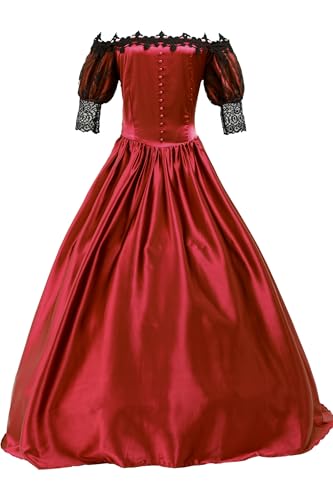 Schulterfreies Ballkleid im viktorianischen Stil Southern Belle, Puff, langärmelig, Prinzessin Lolita, Teekleid, Rokoko-Kleid Schulterfreies Ballkleid im viktorianischen Stil Southern Belle, Puff, langärmelig, Prinzessin Lolita, Teekleid, Rokoko-Kleid von Guaiyumo