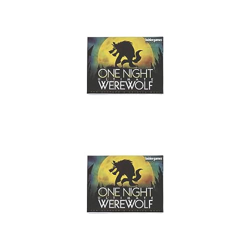 Guangcailun 2 Satz von Spannung garantiert – Spielkarten für EIN unvergessliches Spielerlebnis. Bunte Papier One Night Werwolf Spielkarte, 2Satz von Guangcailun