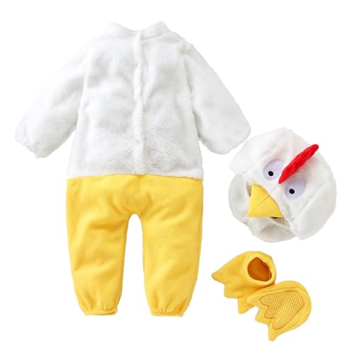 Guangcailun Einzigartiger Tierplüsch Overall für Osterfeiern Polyester 3D Cartoon Huhn Kostüm Set Overall und Hut, 9 12 Monate Guangcailun Einzigartiger Tierplüsch Overall für Osterfeiern Polyester 3D Cartoon Huhn Kostüm Set Overall und Hut, 9 12 Monate von Guangcailun