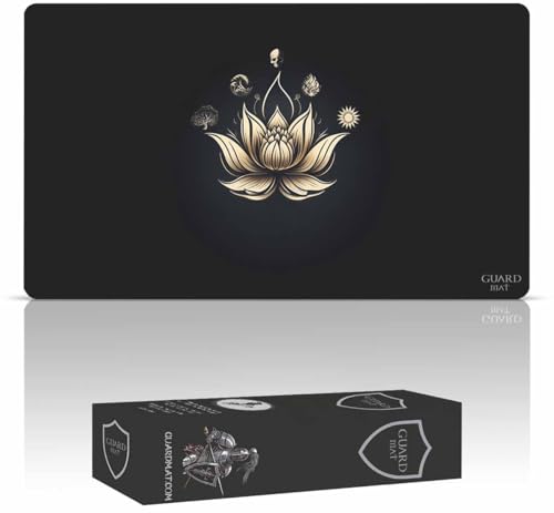 Guard Mat - Elementum (Genähte Kanten) – Spielmatte für Magic – Spielmatten für Magic The Gathering – Playmat kompatibel mit MTG, YuGiOh, Der Herr de Ringe, Pokemon, TCG, Kartenspielmatte von Guard Mat