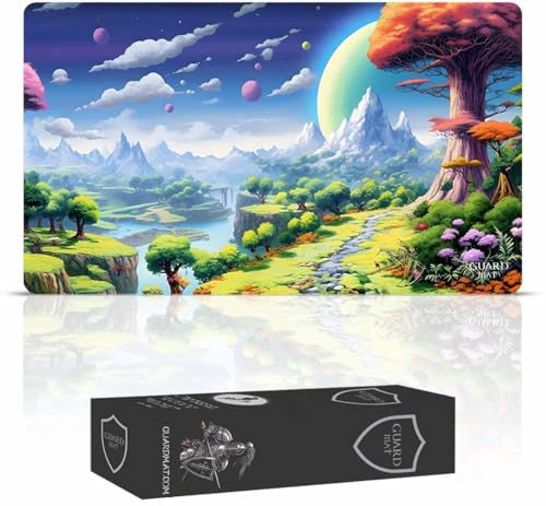 Guard Mat - Namek (Genähte Kanten) – Spielmatte für Magic – Spielmatten für Magic The Gathering – Playmat kompatibel mit MTG, YuGiOh, Der Herr de Ringe, Pokemon, TCG, Kartenspielmatte von Guard Mat