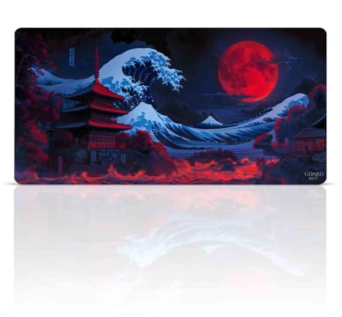 Blood Tide – Groß (genähte Kanten) – Commander Playmat – Matte für Magic The Gathering – kompatibel mit MTG, TCG, Brettspiele von GuardMat
