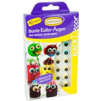 Bunte Kulleraugen aus Zucker, 40 Stück Bunte Kulleraugen aus Zucker, 40 Stück von Günthart