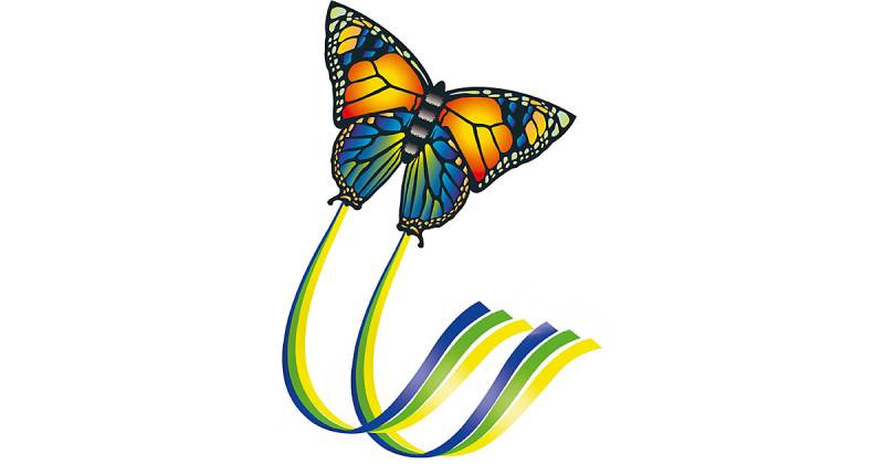 Einleinerdrachen Schmetterling, 95 x 63 cm von Günther