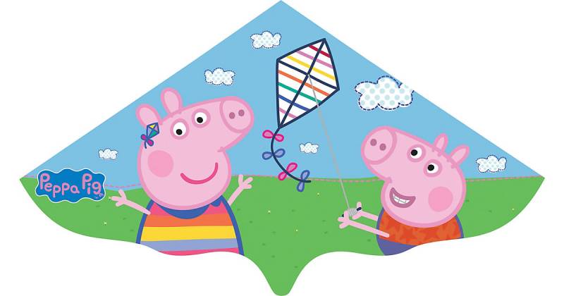 Kinderdrachen Peppa Pig blau-kombi von Günther