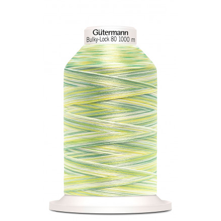 Gütermann Bulky-Lock 80 Multi Hellgrün Nähgarn Polyester 9963 - 1000m von Gütermann