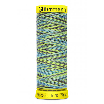 Gütermann Deco Stitch Multi 70 Blau/Grün Nähgarn Polyester 9852 - 70m Gütermann Deco Stitch Multi 70 Blau/Grün Nähgarn Polyester 9852 - 70m von Gütermann