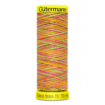 Gütermann Deco Stitch Multi 70 Neon Nähgarn Polyester 9873 - 70m Gütermann Deco Stitch Multi 70 Neon Nähgarn Polyester 9873 - 70m von Gütermann