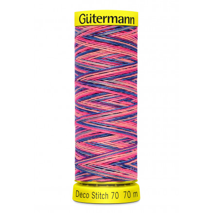 Gütermann Deco Stitch Multi 70 Pink Nähgarn Polyester 9819 - 70m Gütermann Deco Stitch Multi 70 Pink Nähgarn Polyester 9819 - 70m von Gütermann
