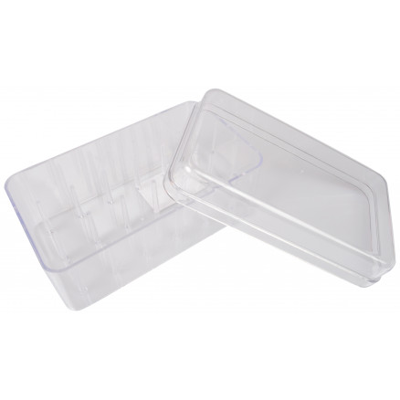 Gütermann Fadenbox Transparent 13,6x7,8x6,2cm für 18 Rollen Gütermann Fadenbox Transparent 13,6x7,8x6,2cm für 18 Rollen von Gütermann