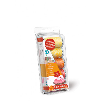 Gütermann Fadenset Maschinenstickerei Cotton 30 - sortierte Farben - 5 Stk Gütermann Fadenset Maschinenstickerei Cotton 30 - sortierte Farben - 5 Stk von Gütermann