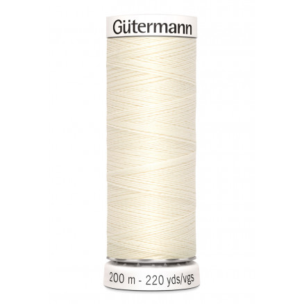 Gütermann Nähfaden Polyester 001 - 200m von Gütermann