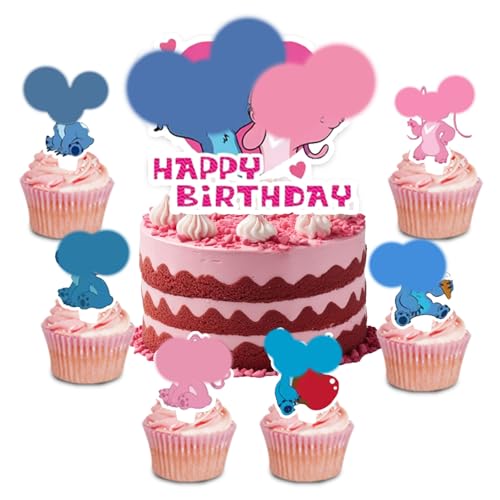 25 Cake Decoration,Kuchen Dekoration,Cupcake Toppers,Cupcake Geburtstag Topper für Junge Mädchen Geburtstag Themen Party von Gugatad