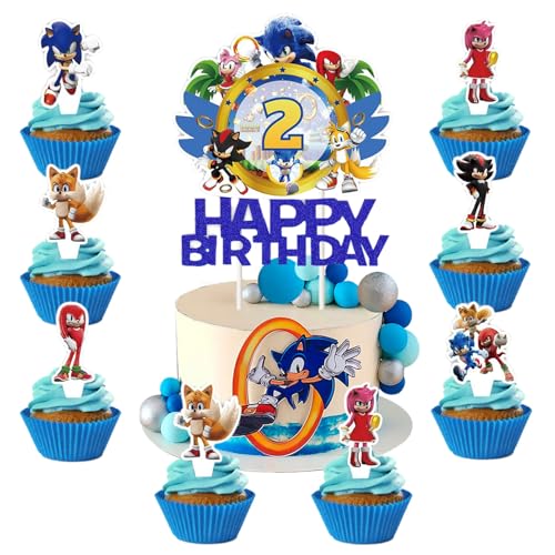 25 Cake Decoration,Kuchen Dekoration,Cupcake Toppers,Cupcake Geburtstag Topper für Junge Mädchen Geburtstag Themen Party von Gugatad