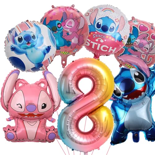 7 Stück Geburtstagdeko,8 Jahre alt Kinder Geburtstag Deko,Jungen Mädchen Birthday Decorations,Banner,Latexballon,Cupcake Toppers,Folienballon 7 Stück Geburtstagdeko,8 Jahre alt Kinder Geburtstag Deko,Jungen Mädchen Birthday Decorations,Banner,Latexballon,Cupcake Toppers,Folienballon von Gugatad