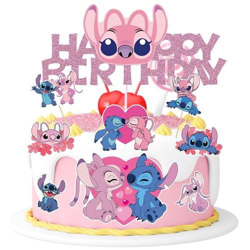 8 Cake Decoration,Kuchen Dekoration,Cupcake Toppers,Cupcake Geburtstag Topper für Junge Mädchen Geburtstag Themen Party von Gugatad