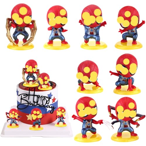 8 er Spinne Cake Topper,Cake Topper,Actionfigur Figur Puppenset Helden Spielzeug,Mini Cake Tortenfiguren,Sammlermodell Anime Serie Geschenke für ab 3 Jahren Ornament 8 er Spinne Cake Topper,Cake Topper,Actionfigur Figur Puppenset Helden Spielzeug,Mini Cake Tortenfiguren,Sammlermodell Anime Serie Geschenke für ab 3 Jahren Ornament von Gugatad