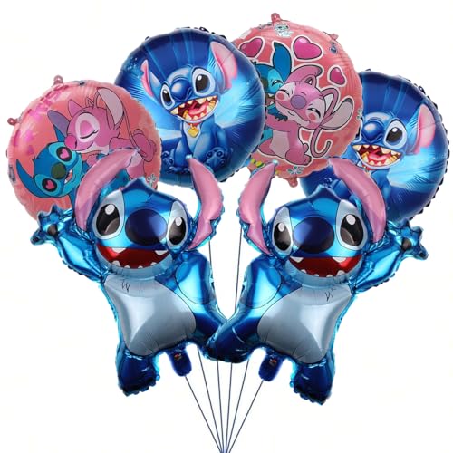 Geburtstags Deko,6 Stück Geburtstagsdeko,Folienballon Party Dekoration Set mit Folienballon（C von Gugatad