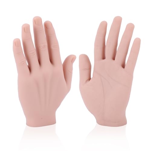 Gugxiom Realistische Silikonhand, Handmodell für Männer, Silikon-Übungshand zum Üben von Malen, Film- und Fernsehrequisiten, Ausstellungsringe, Halloween Requisiten (Männerhand rechts) von Gugxiom