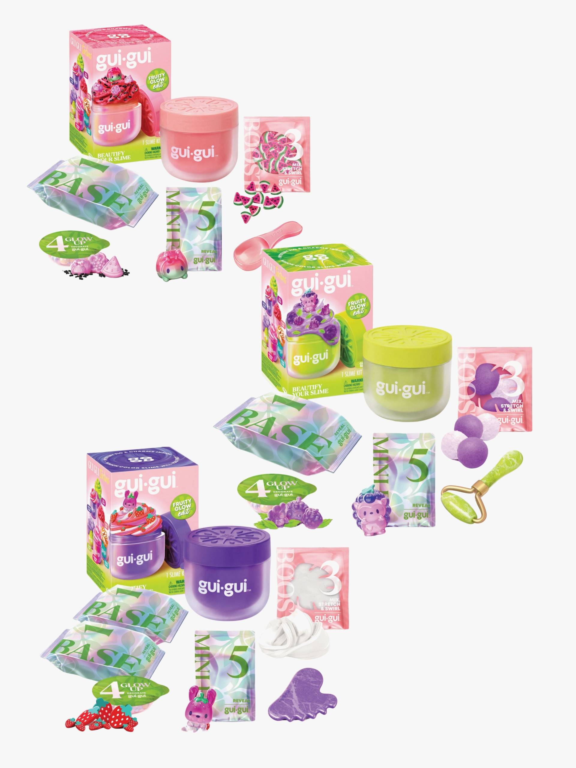 GUI GUI Slime Fruity Glow 3er-Pack GUI GUI Slime Fruity Glow 3er-Pack von Gui Gui
