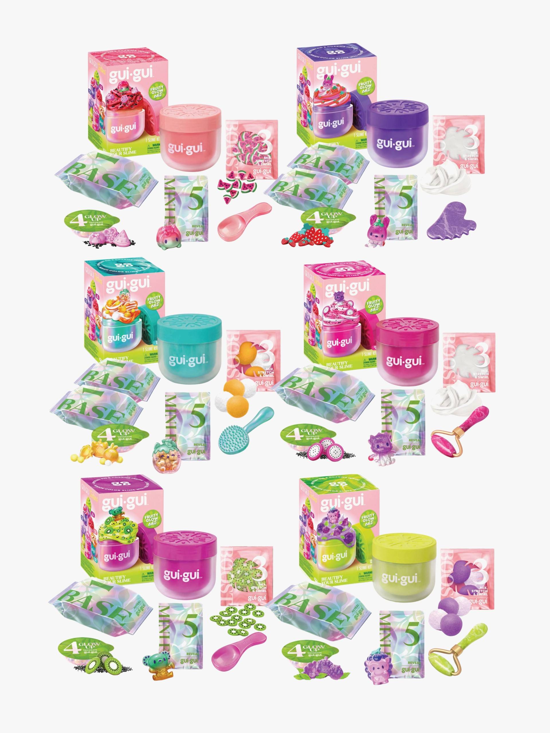 GUI GUI Slime Fruity Glow 6er-Pack GUI GUI Slime Fruity Glow 6er-Pack von Gui Gui