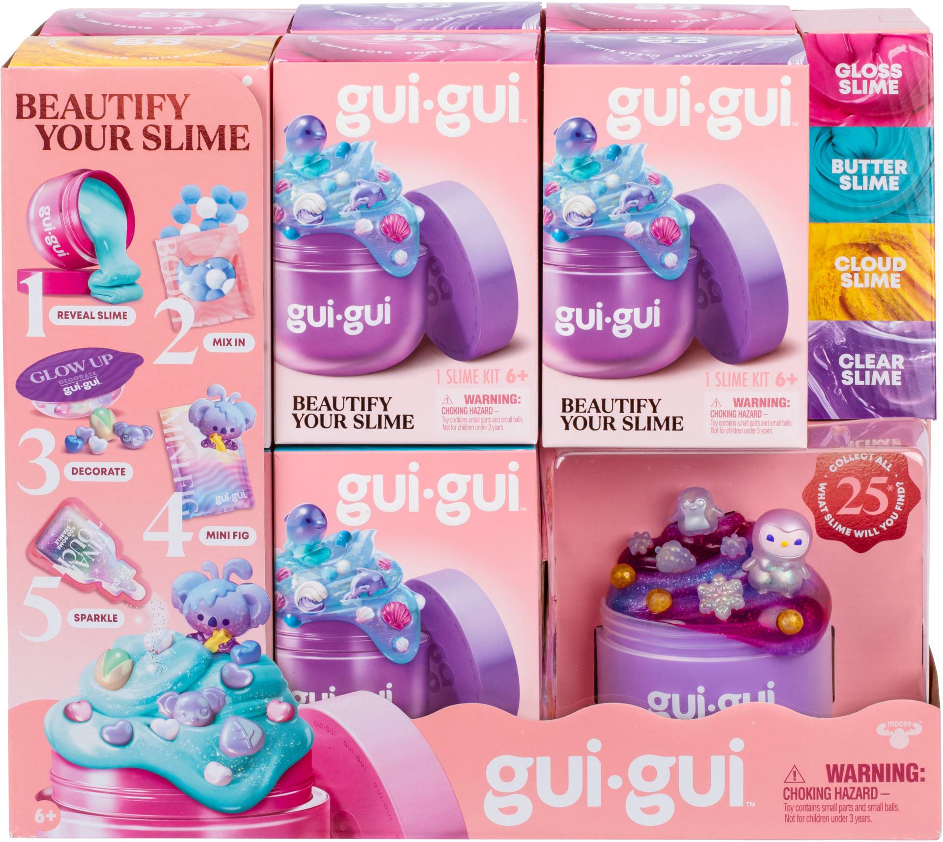 Gui Gui Beautify Your Slime Gemischte Auswahl von Gui Gui