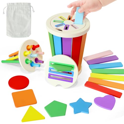 Montessori Spielzeug ab 1 2 3 Jahr Holzspielzeug Kinder Farbe Sortierspiel Baby Spielzeug 1 Jahr Kinderspielzeug ab 1-3 Jahre Geschenk Mädchen Jungen 1 2 3 Jahre Motorikspielzeug Lernspiele ab 1 Jahr Montessori Spielzeug ab 1 2 3 Jahr Holzspielzeug Kinder Farbe Sortierspiel Baby Spielzeug 1 Jahr Kinderspielzeug ab 1-3 Jahre Geschenk Mädchen Jungen 1 2 3 Jahre Motorikspielzeug Lernspiele ab 1 Jahr von Guibola