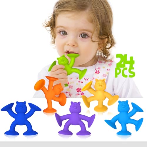 Saugspielzeug Baby,Niedlicher Bär Badespielzeug Baby ab 1 2 3 Jahr, Silikon Badewannen Spielzeug, Reise Spielzeug,Montessori Spielzeug, Sensorik Spielzeug für 4-8 Jahre Jungen (24) Saugspielzeug Baby,Niedlicher Bär Badespielzeug Baby ab 1 2 3 Jahr, Silikon Badewannen Spielzeug, Reise Spielzeug,Montessori Spielzeug, Sensorik Spielzeug für 4-8 Jahre Jungen (24) von Guibola