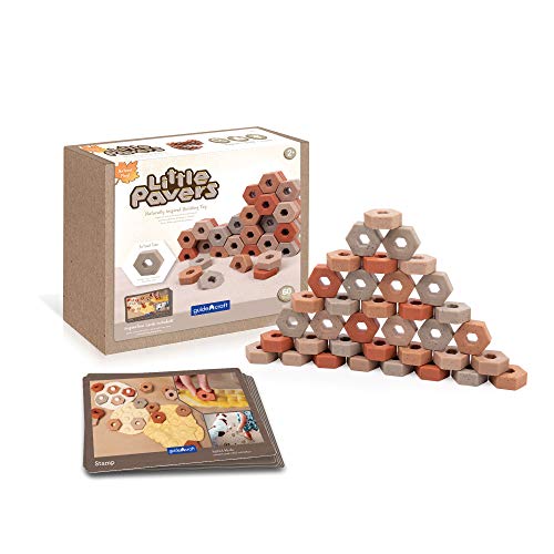 Guidecraft Little Pavers - 60-teiliges Set: Blockbauer-Set zum Bauen und Stapeln von Guidecraft