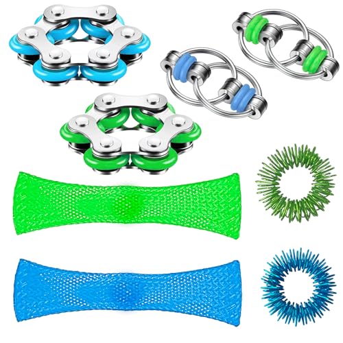 8 Stück Fidget Toys Anti Stress Spielzeug Fidget Toys Erwachsene Gewebter Netzschlauch Spielzeug Fahrradkette Für Kinder und Erwachsene Stressabbau, Konzentration, Entspannung, Unterhaltung 8 Stück Fidget Toys Anti Stress Spielzeug Fidget Toys Erwachsene Gewebter Netzschlauch Spielzeug Fahrradkette Für Kinder und Erwachsene Stressabbau, Konzentration, Entspannung, Unterhaltung von Guidre